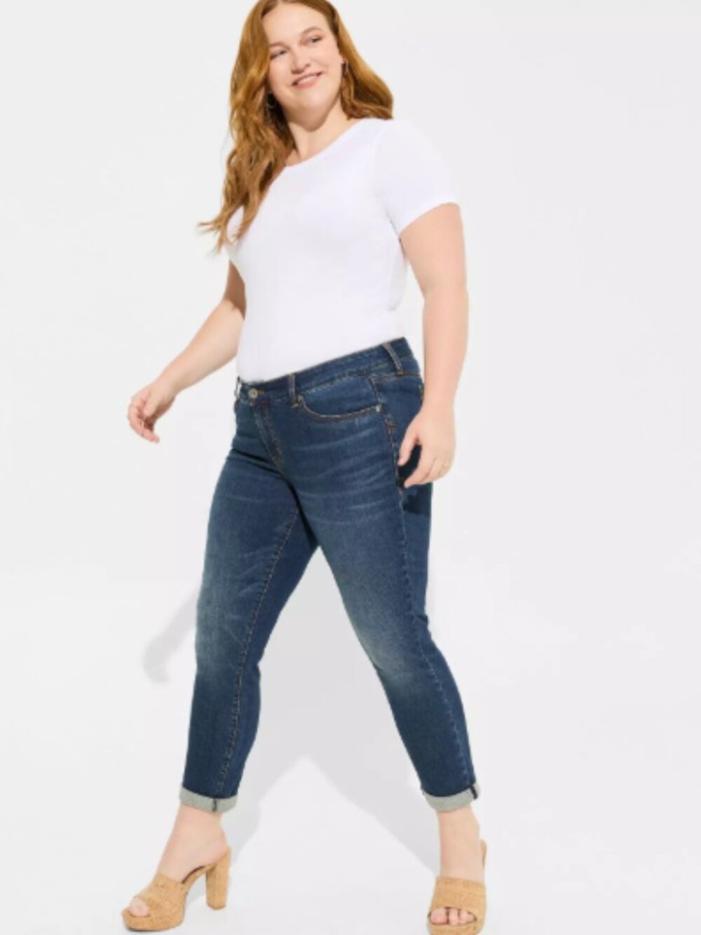 Torrid Boyfriend Straight Mid-Rise Jean size 22